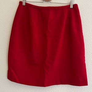 Gantos Vintage Red Wool Skirt NWT Sz 14